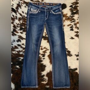 Women’s Rock Revival Oliana low rise boot stretch jean